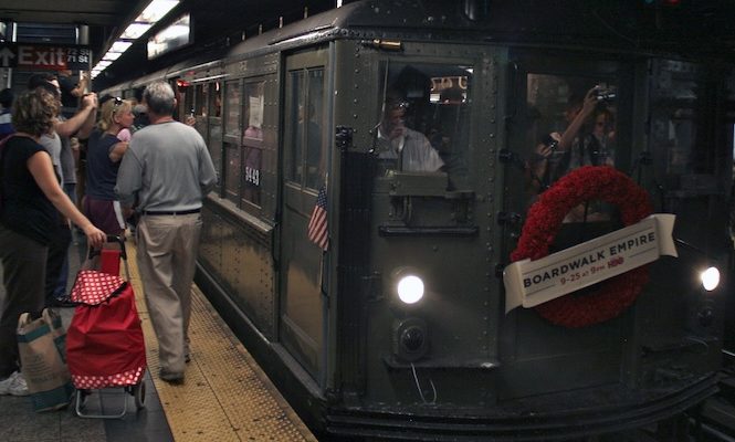 Boardwalk Empire Train. Photo by SubwayNut.com
