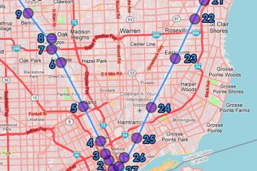 Detroit BRT Proposed Map